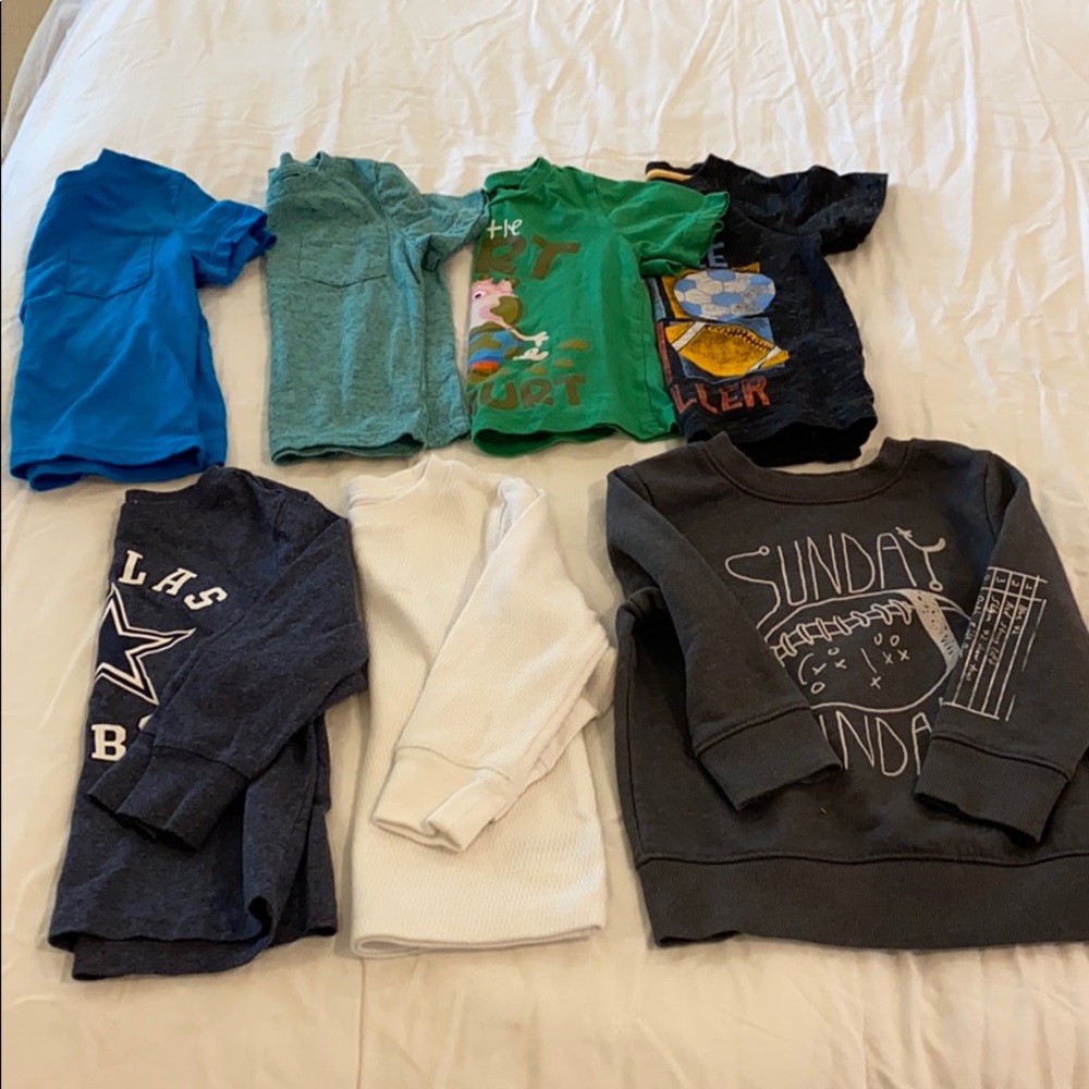 Toddler boys shirt lot/bundle